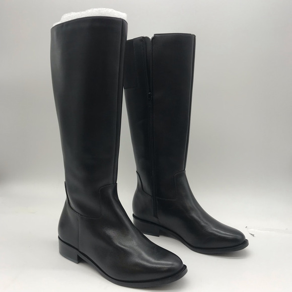 Walking Cradles Womens Meadow Boots Black Block Heels Side Zipper 6.5 New - Picture 7 of 8